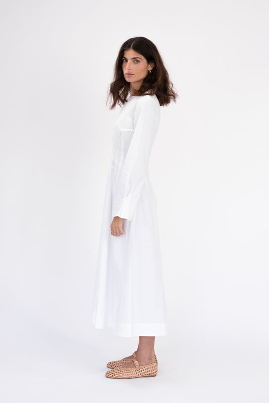 The Natasha Dress White