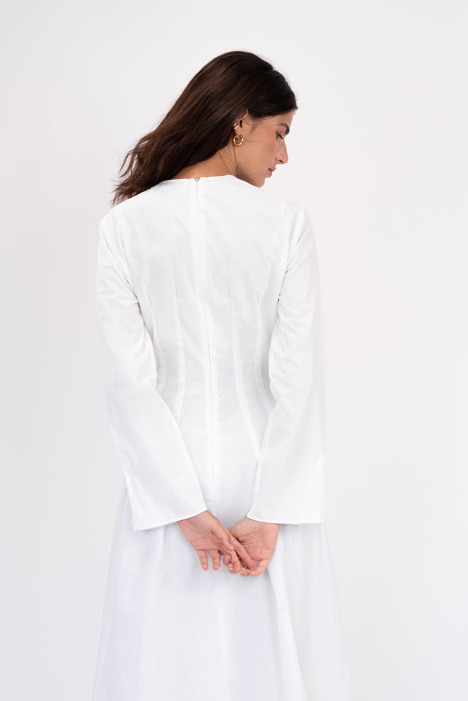 The Natasha Dress White
