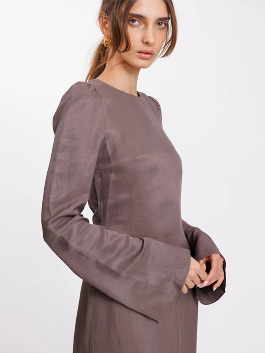 The Eve Dress Taupe