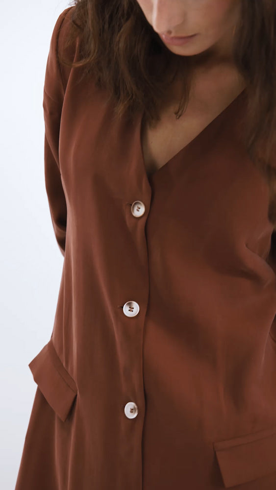 The Shira Dress Terracotta