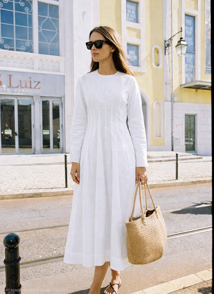 THE NATASHA DRESS WHITE