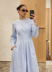 THE NATASHA DRESS BLUE