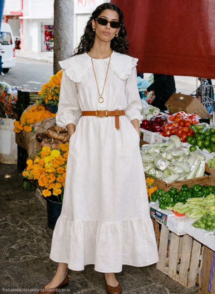 THE REBECCA DRESS IVORY