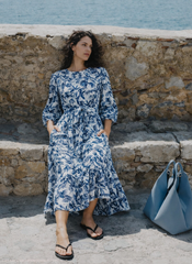 THE GILA DRESS DARK BLUE