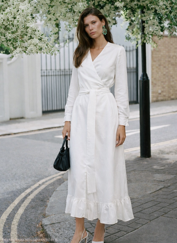 THE NATASHA DRESS WHITE