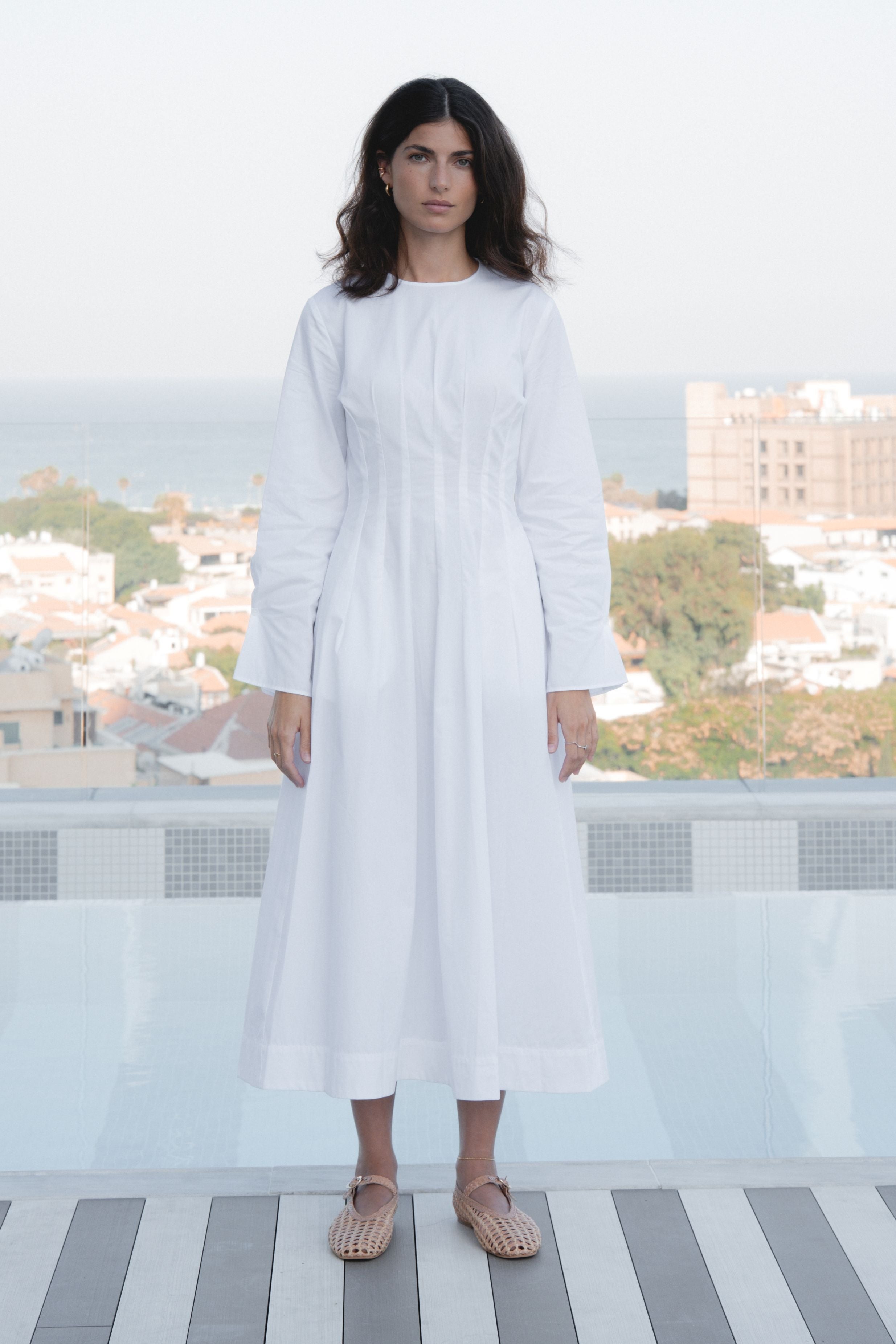 THE NATASHA DRESS WHITE