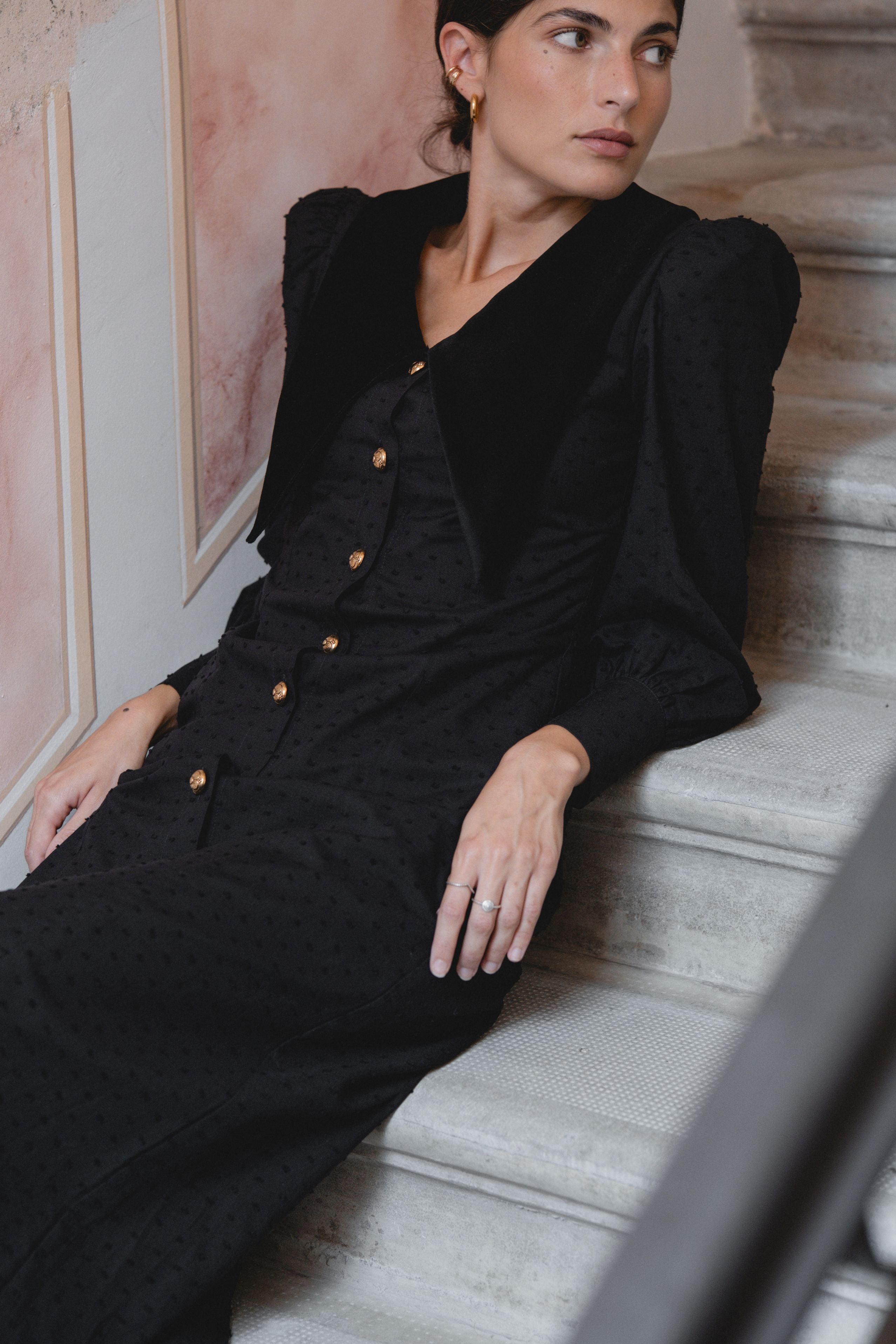 THE ZOHAR DRESS BLACK