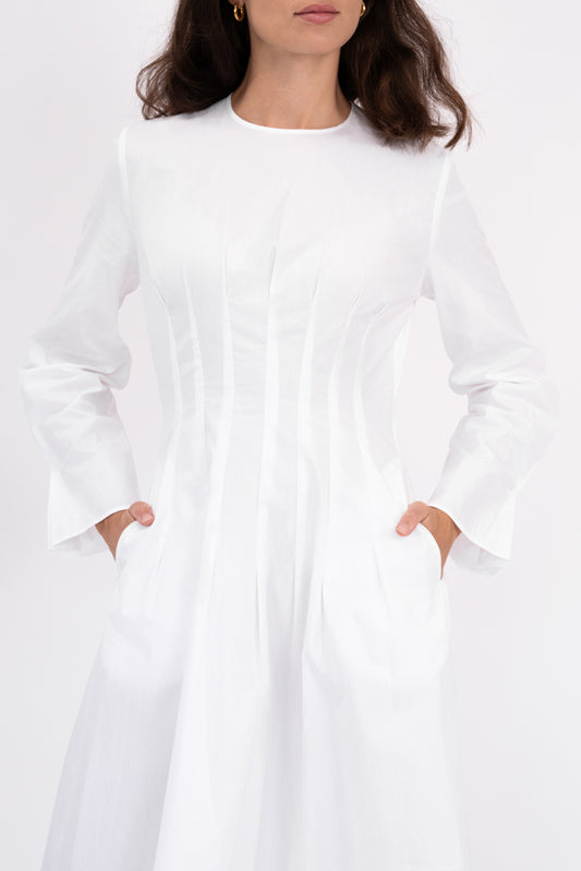The Natasha Dress White