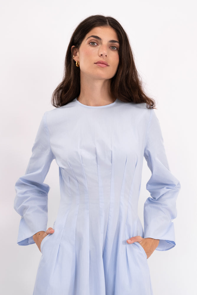 THE NATASHA DRESS BLUE