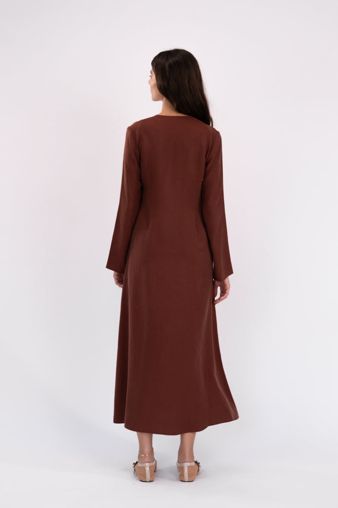 The Shira Dress Terracotta