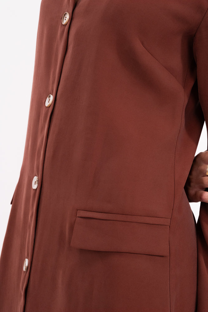 The Shira Dress Terracotta