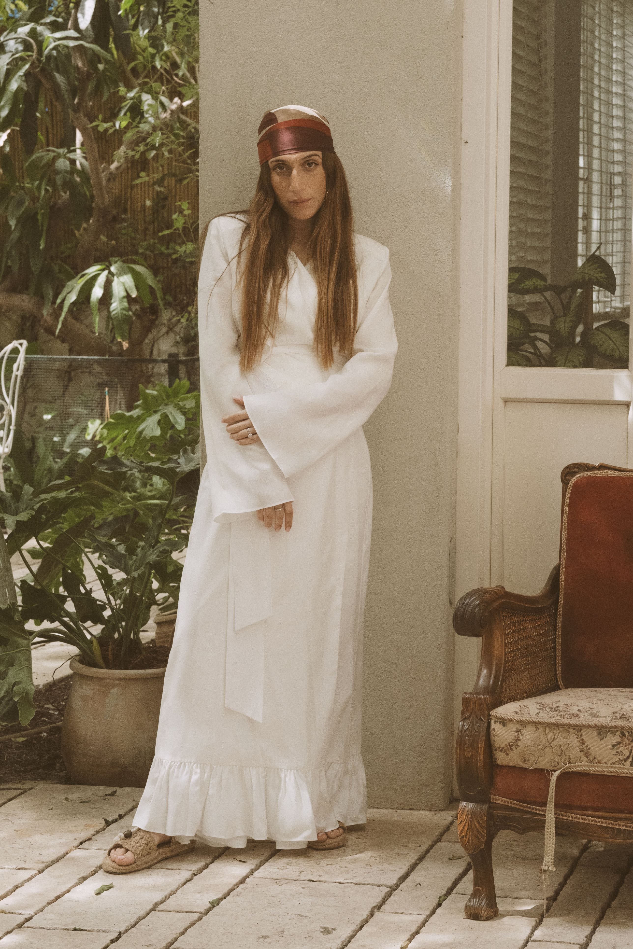 THE LEAH DRESS WHITE