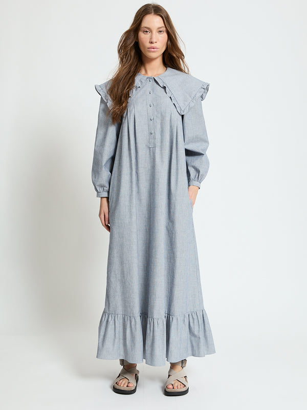 THE REBECCA DRESS BLUE