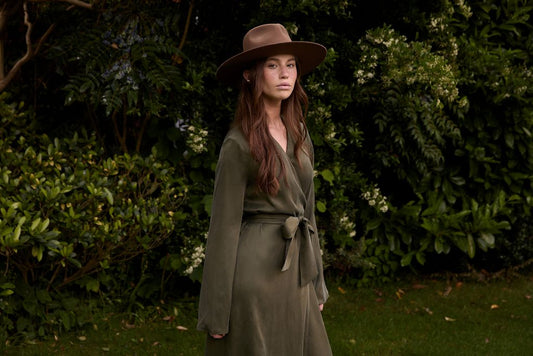 THE LEAH DRESS OLIVE GREEN