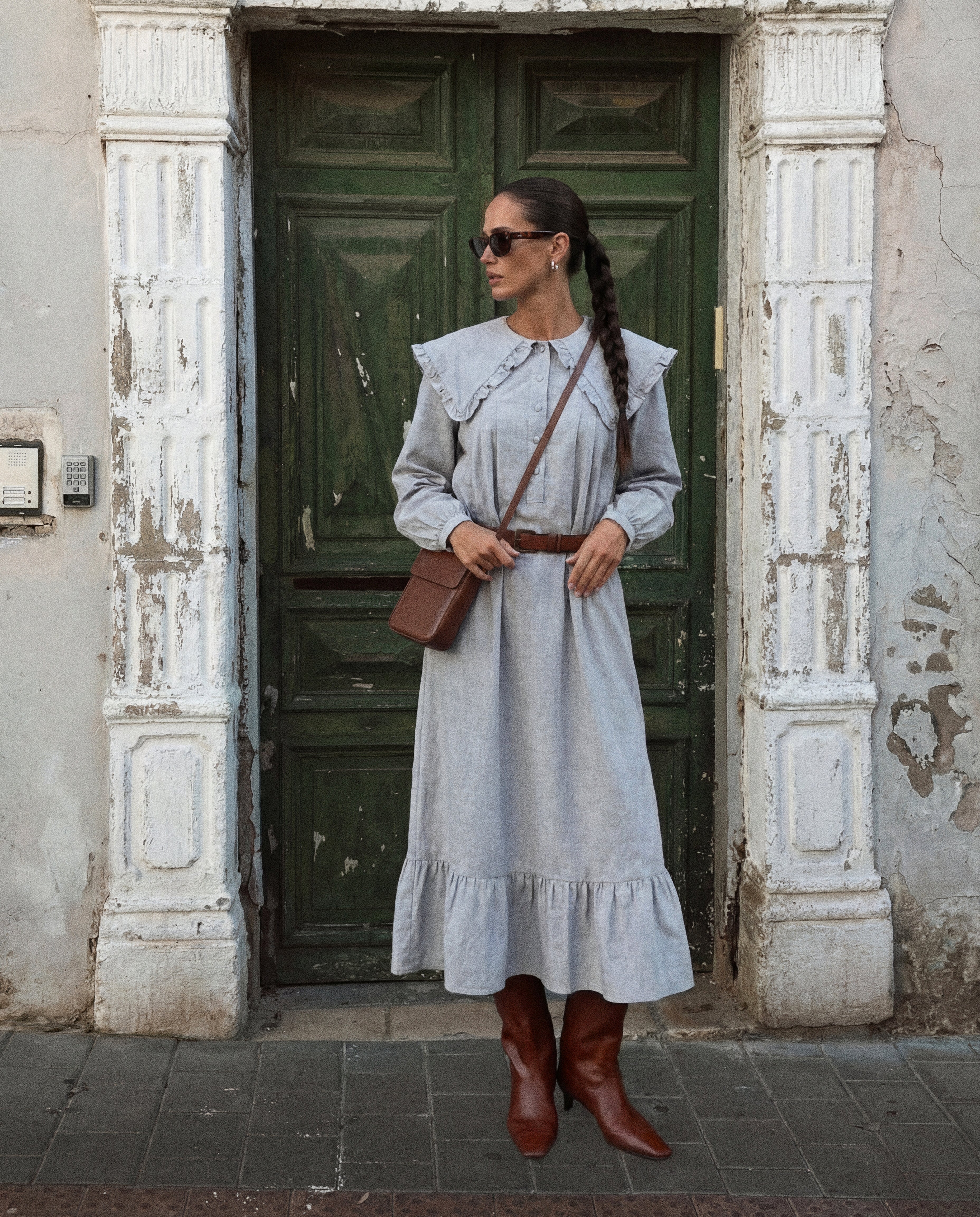 THE REBECCA DRESS BLUE