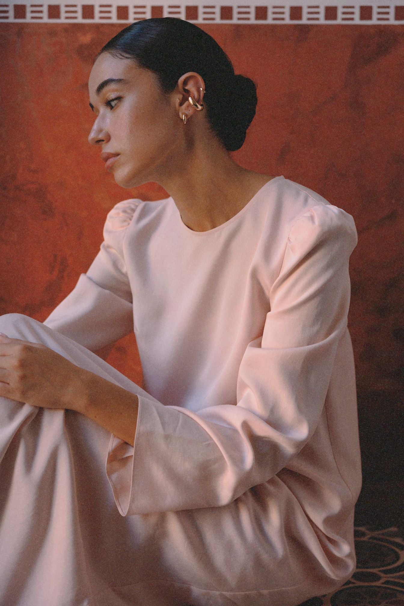 THE CHAIA DRESS SOFT PINK