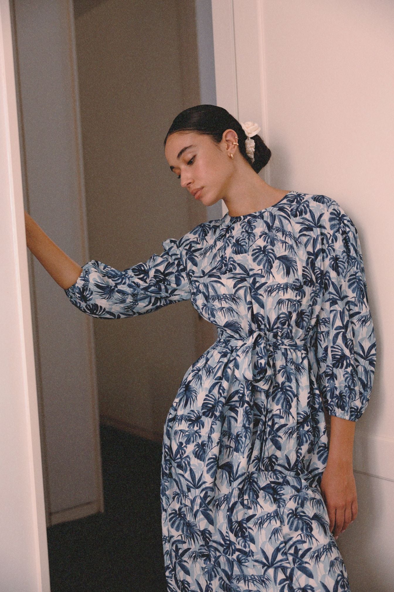 THE GILA DRESS DARK BLUE