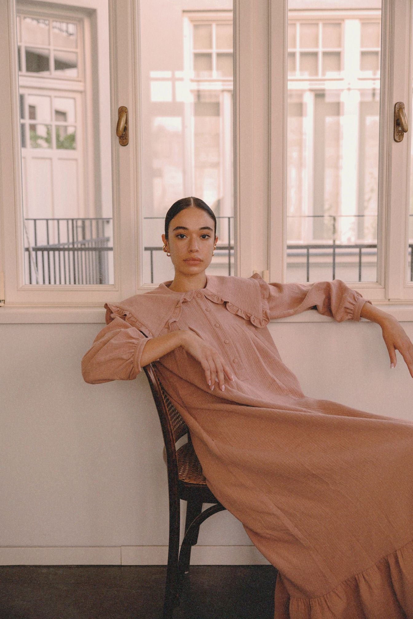 THE REBECCA DRESS BLUSH