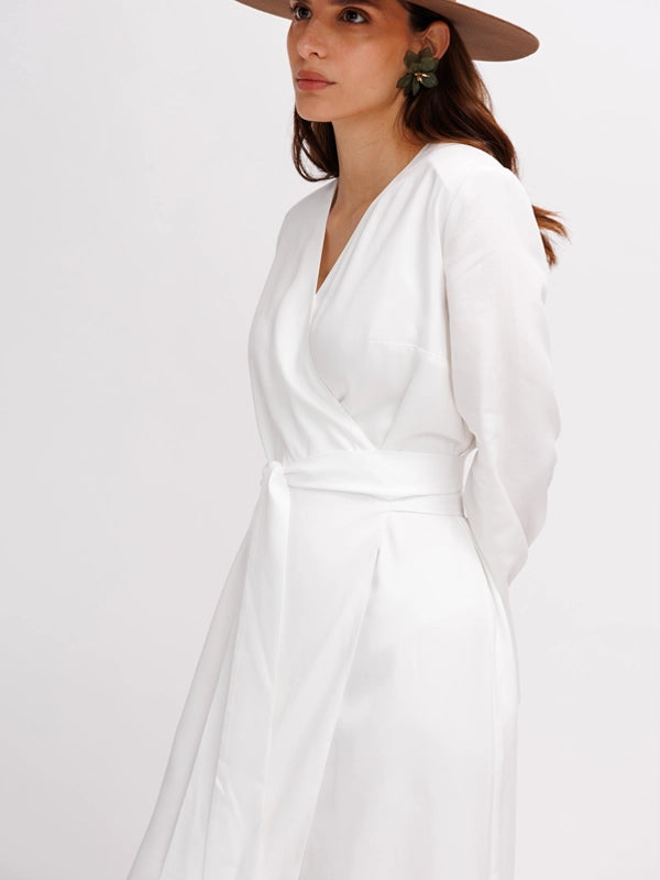 The Leah Dress White