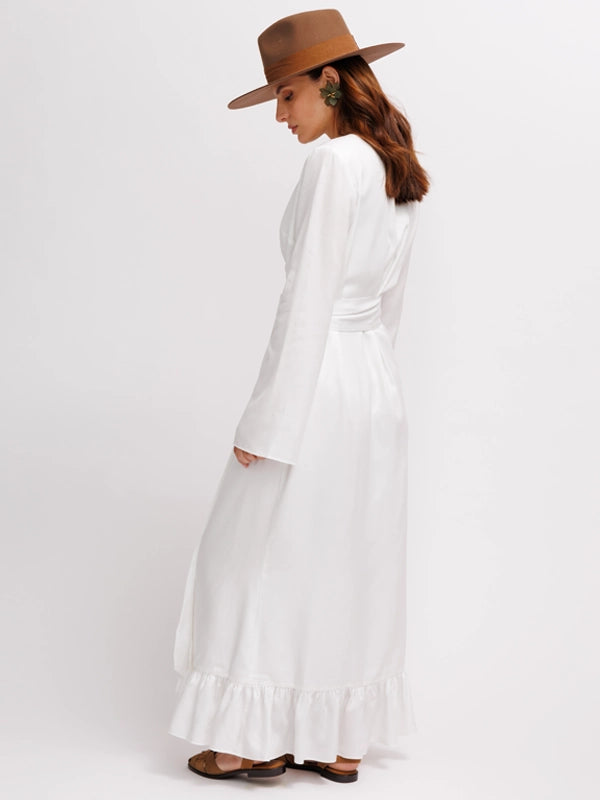 THE LEAH DRESS WHITE