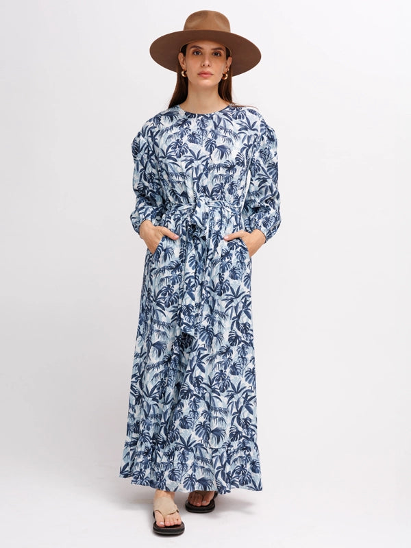 THE GILA DRESS DARK BLUE