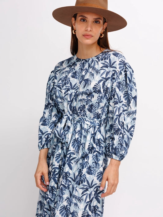 THE GILA DRESS DARK BLUE