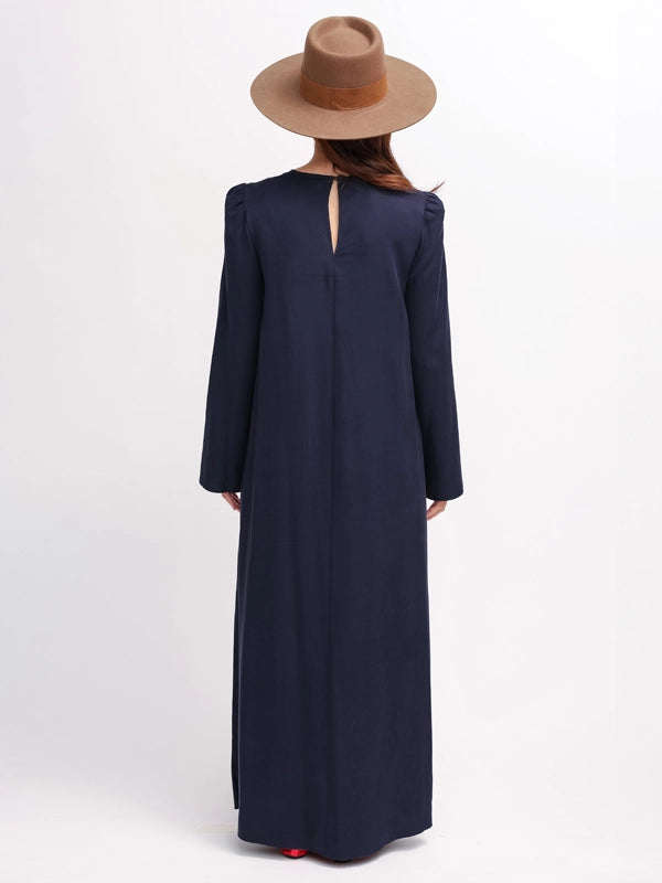 THE CHAIA DRESS MIDNIGHT BLUE