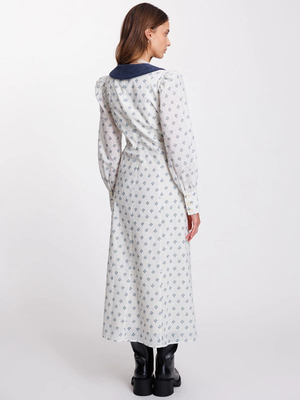 THE ZOHAR DRESS BLUE