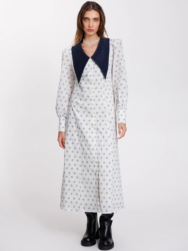 THE ZOHAR DRESS BLUE