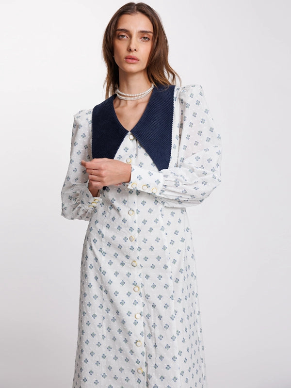 THE ZOHAR DRESS BLUE