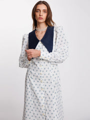 THE ZOHAR DRESS BLUE