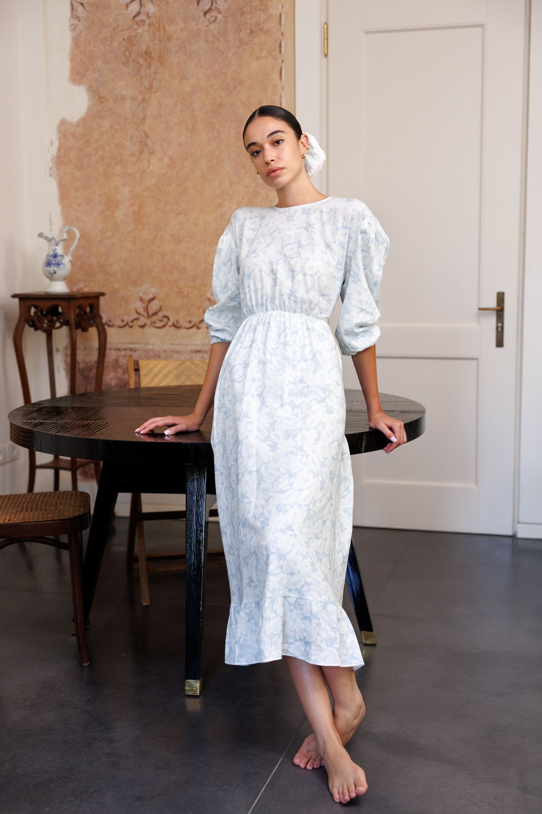 THE GILA DRESS LIGHT BLUE