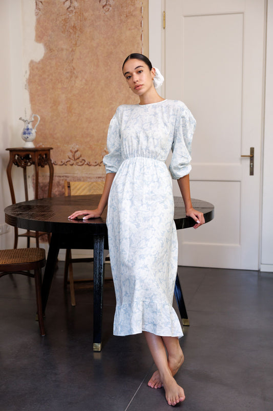 THE GILA DRESS LIGHT BLUE