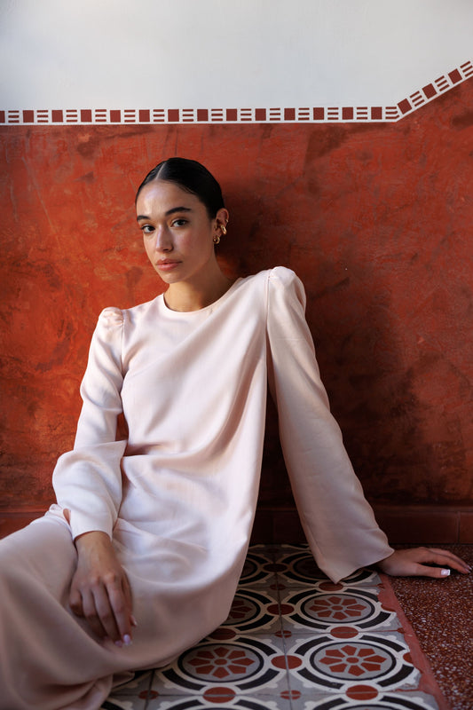 THE CHAIA DRESS SOFT PINK